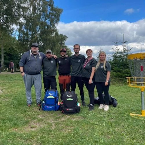 6 af discgolf-medlemmer deltog DM discgolf