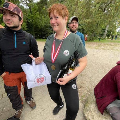 Patrizia vandt guldet i DM discgolf